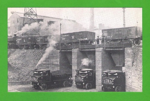 Black country museum postcard - black,