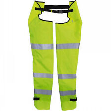 YELLOW REFLECTIVE EN471 PRO HI VIZ VIS WATERPROOF FULL LENGTH HORSE RIDING CHAPS