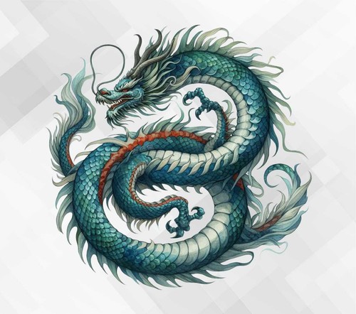 Chinese dragon wall - chinese,