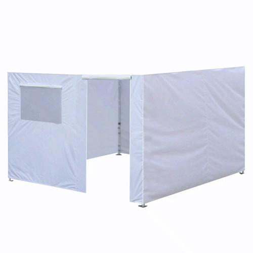 10x10 enclosure zipper side - 10x10,