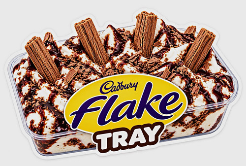 Cadbury flake tray - tray, chocolate