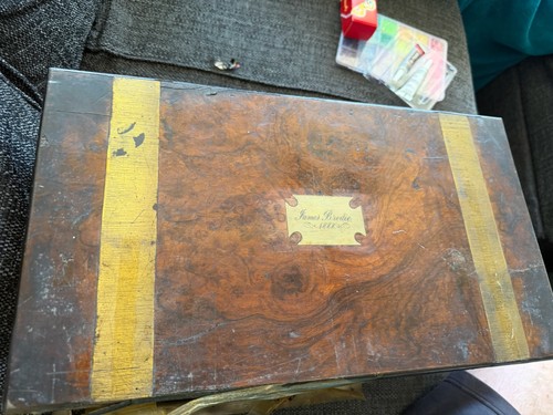 Antique wooden writing slope - antique,