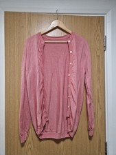 Pure Wool Cardigan, Pink, Size