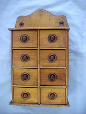 ANTIQUE 8 DRAWER WOODEN SPICE