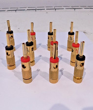 Gale Banana Plugs x11 Gold Plated Pre-owned