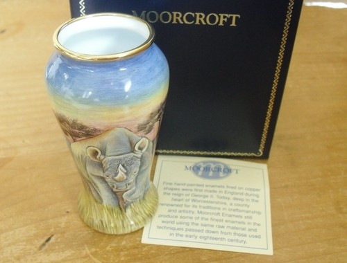 Boxed numbered moorcroft - boxed,