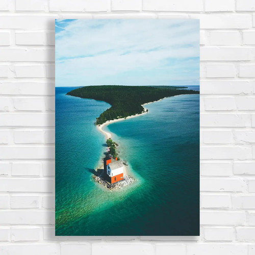 Vibrant coastal lighthouse - coastal,