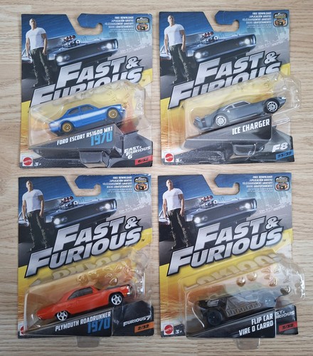 Mattel fast furious - 4x,