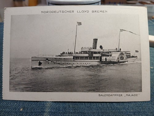 Postcard salon steamer - postcard,