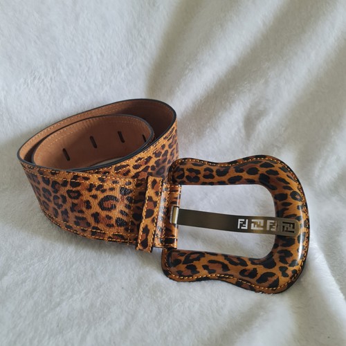 Fendi leopard print wide waist - leopard,