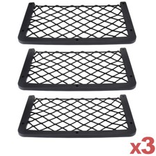 3X Black Large Storage Net