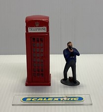 DIECAST Metal Vintage Style UK Red Telephone Box 1.32 Airfix Scalextric Suitable
