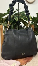 Radley London  /large  handbag /shoulder / work Bag black leather vgc 