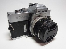 Minolta SRT303b Silver Classic SLR Camera with Rokkor 50mm f1.7 Lens #3368361