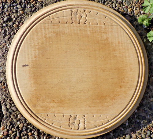 Antique carved breadboard - carved, in