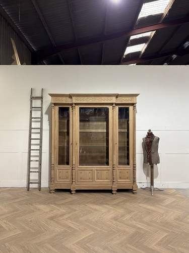 Glazed french bookcase - glazed,
