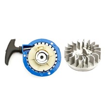 Mini Moto Dirtbike 47cc 49cc Blue Short Metal Pull Start Type 1 with Flywheel