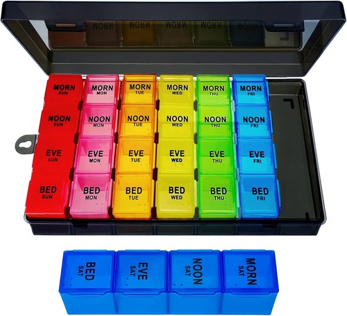 Day pill box organiser - 7,