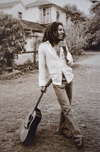 Bob marley leaning - bob, his