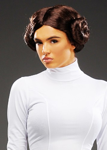 Womens princess leia brown bun - womens,