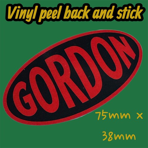 Gordon vinyl sticker tool box - vinyl,
