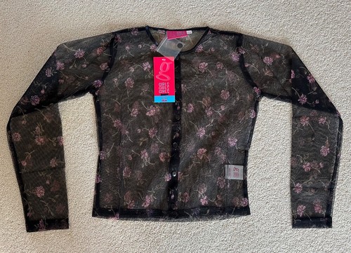 Girls net printed - printed, see-through