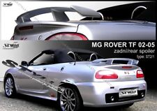SPOILER REAR BOOT TRUNK TAILGATE for MG TF ROVER cabrio 2002-- WING ACCESSORIES