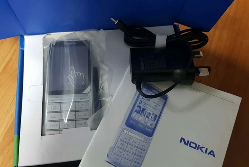 New nokia silver - new, c3-01