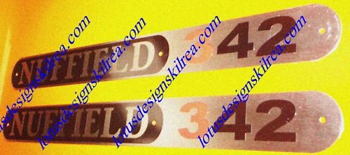 Nuffield 342 tractor badges - tractor, /