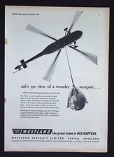 Original 1962 Advert Westland