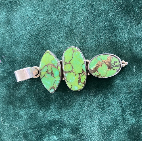 925 silver genuine - , green