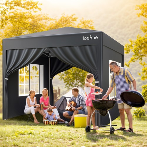 Pop gazebo x 2 - up,
