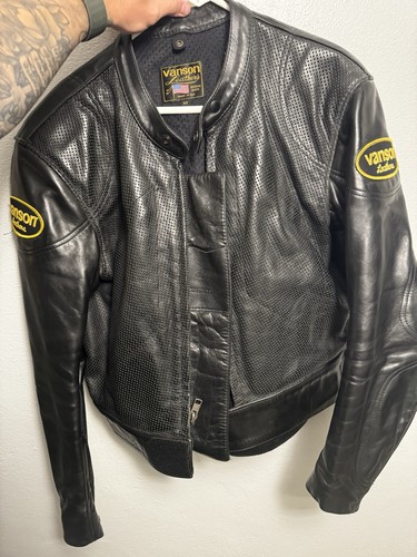 Vintage vanson perforated - vanson,