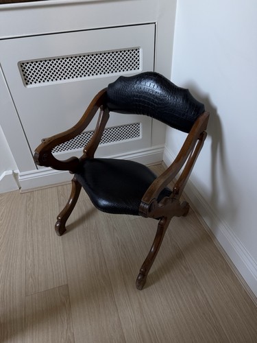 Rare georgian prayer chair - rare,