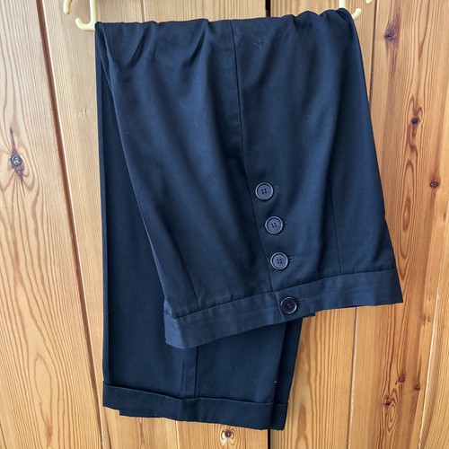1940s heyday wide leg high - 1940s,
