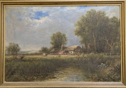 Antique original oil - original, painting