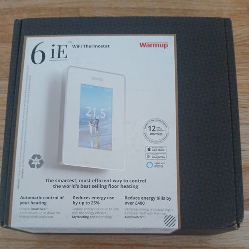 Warmup 6ie wifi thermostat - warmup,