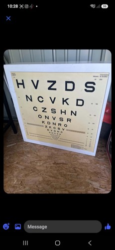 Eye vision exam chart - eye/vision,
