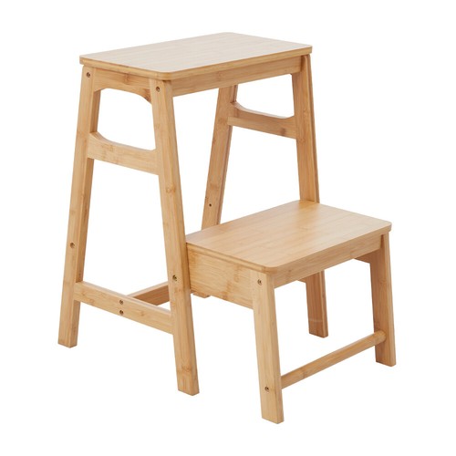Bamboo step stool - bamboo,