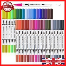 Dual Tip Brush Pens, Ohuhu