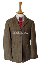 BRAND NEW CHILDS CALDENE SOUTHWOLD BROWN TWEED SHOWING JACKET SIZE 26