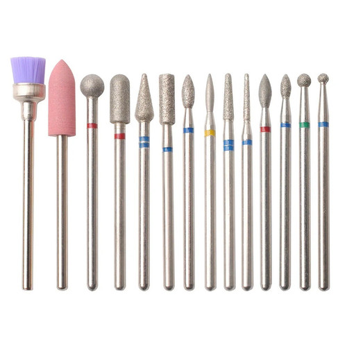Pcs nail drill bits set - 14,