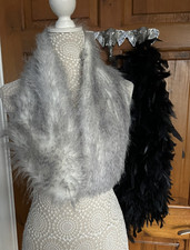 Ladies Scarves x 2 Faux Fur &