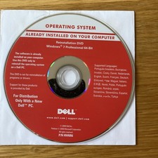 Dell Windows 7 Professional 64-Bit Reinstallation DVD