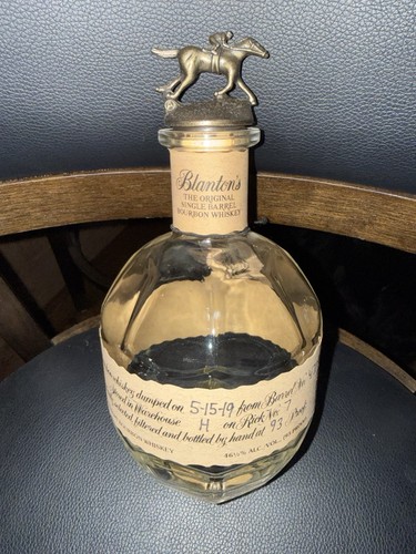 Blantons single barrel empty - blantons,