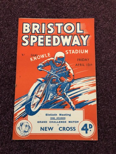 Speedway programme pre war