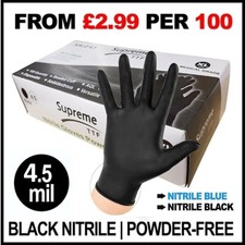 Black Nitrile Powder & Latex