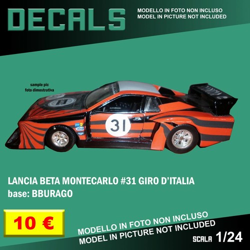 Decals repro lancia - repro, beta