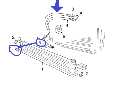 Saab oil cooler - , 9-3