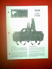 WHEEL HORSE TRACTOR TILLER